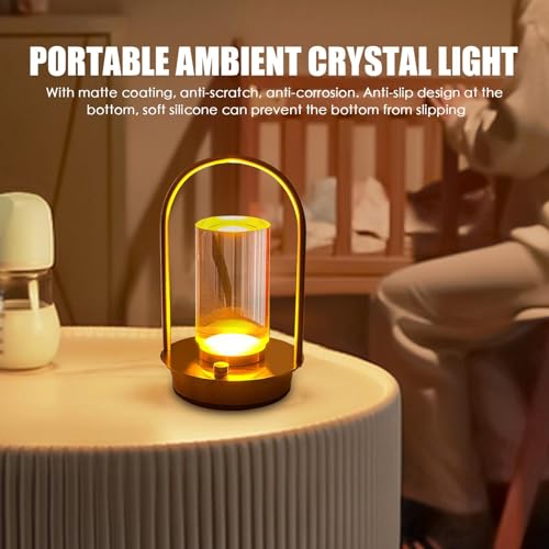Lampe de table LED variable sans fil avec 3 températures de couleur et tactile - 3