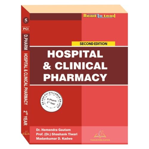 Image of D,Pharma 2nd Year in English Set Of 6 Books, Biochemistry & Clinical Path , Community Phacy & Mgnt , Hospital And Clinic , Pharmacology , Pharmacotherapeutics , Pharmacy Law (WITH NEW SYLLABUS 2023)