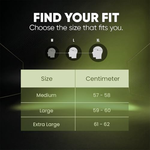 Image of Xtrac Arc Full Face Helmet - ISI Certified Bike Helmet for Men & Women | High-Impact ABS Shell | Clear Scratch-Resistant Visor | Comfortable Inner Padding | Secure Chin Strap for Safe Riding