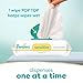 Pampers Baby Wipes Sensitive, Water Based Hypoallergenic and Unscented 504 Total (6 Flip-Top Packs)