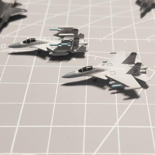 Avión de guerra electrónica J-15D modelo resina 1/144 para coleccionistas de dioramas 6