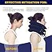 Neck Stretcher, Cervical Traction Device, Neck Traction Device for Neck Pain Relief, Adjustable Inflatable Neck Stretcher Cervical Traction and Neck Brace, Neck Decompression Home Use (Blue)
