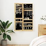 Rangez vos bijoux et parfums de manière discrète et élégante avec ce miroir élégant avec boîte à bijoux. Matériau durable : le bois d'ingénierie est d'une qualité exceptionnelle, avec une surface lisse, et offre également une résistance, une stabilité et une résistance à l'humidité