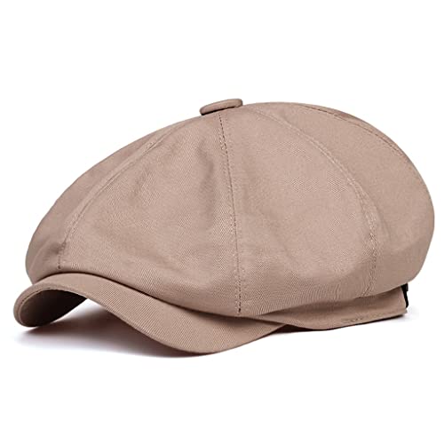 Béret en coton unisexe contre le soleil - Casquette octogonale légère et pliable