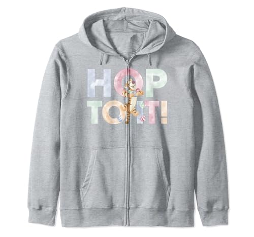 Winnie The Pooh Easter Tigger Hop To It Zip Hoodie pour les chasses aux œufs