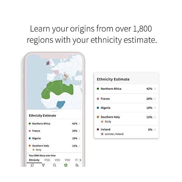 AncestryDNA: Genetic Ethnicity Test, Ethnicity Estimate, AncestryDNA Test Kit AncestryDNA: Genetic Ethnicity Test, Ethnicity Estimate, AncestryDNA Test Kit