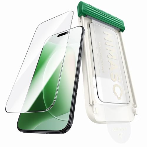 Protection d'écran iPhone Air sans bulles : verre trempé NIMASO anti-poussière