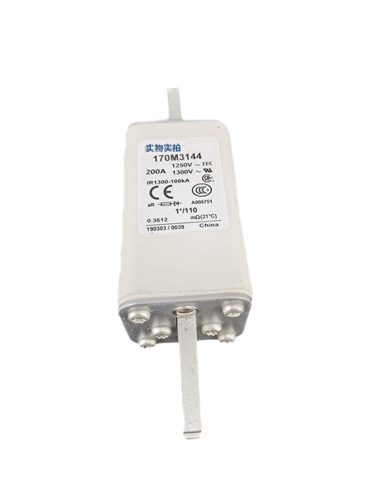 JJHQOKYNA 170M3144 Current limiting Fuse Base encapsulated Electronic Components(170m1372)