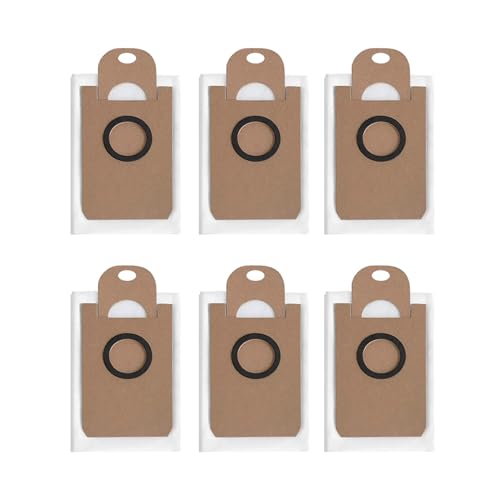 Vexilar 6 Bolsas de Polvo 2L de Repuesto para Robot Aspirador y Fregasuelos W11, 60 Días Manos Libres, Herméticas, Resistentes