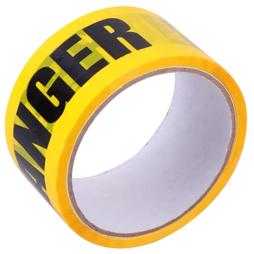 NUOBESTY - NUOBESTY Ruban D’Avertissement Adhésif Jaune et Noir 48 CM X 25 M Bande de Sécurité Autocollante Industrielle Résistante aux Intempéries pour Sols Murs et Zones Dangereuses