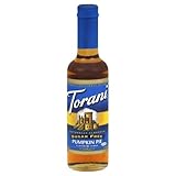 Torani Sugar-Free Pumpkin Pie Coffee Syrup, 12.7 Ounce (1 Bottle)