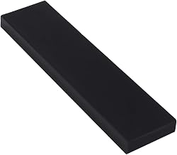 PH PandaHall 1 Piece Black HDPE Block Rectangular Solid Plastic Tapping Block High Density Sheet for Flooring for Home Improvement DIY Projects, 12"x2.9"x0.79"