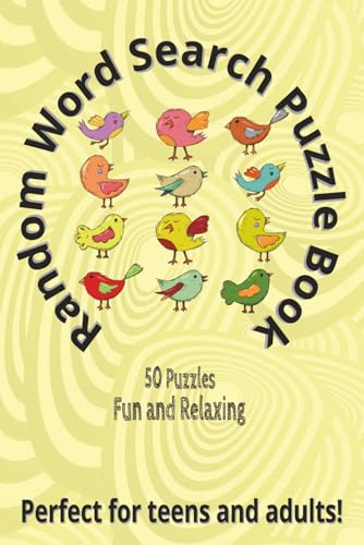 Random Word Search Puzzle Book: Perfect for Teens and Adults: 50 Puzzles | Fun and Relaxing