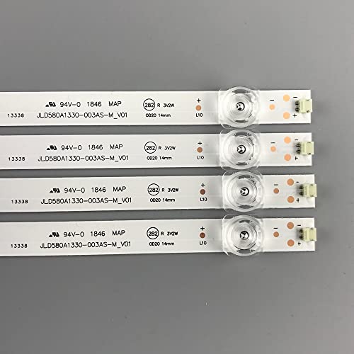 Tiras de retroiluminación LED para reparar la pantalla oscura del televisor 4
