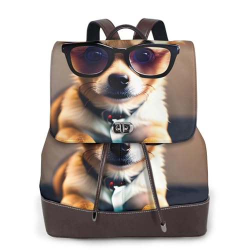 Sac à dos d'affaires loisirs Chihuahua pour femme active
