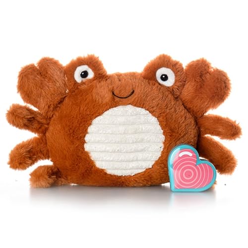 My Baby's Heartbeat Bear 20 Second Re-Recordable Voice Recorder Plush Crab