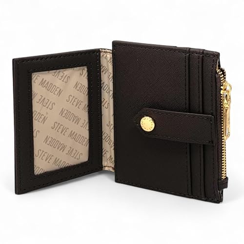 Image of Steve Madden BHayden Wallet (Chocolate Saffiano, One Size)