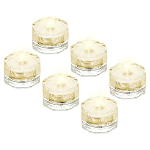 sourcing map Waterproof Flameless LED Tea Lights Cover