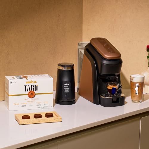 Lavazza Tablì Espresso Machine (Brown), Milk Frother, Variety 60 Coffee Tabs - image 7