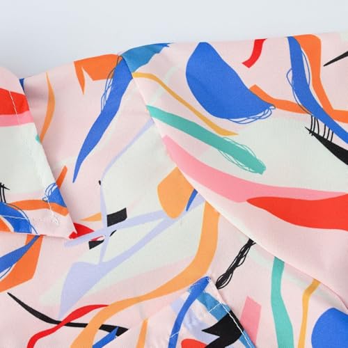 Boys Hawaiian Shirt Tropical Short Sleeve Cool Cute Casual Button Down Tops for Kids Toddler Baby Summer Beach Clothes4