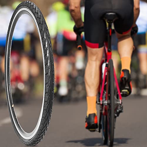 SIMEIQI 700 X 35C Road Bike Tire 30 TPI Folding Bead Bicycle Tires for City Commuter Street Pavement Surfaces(30 TPI 700X35 C)