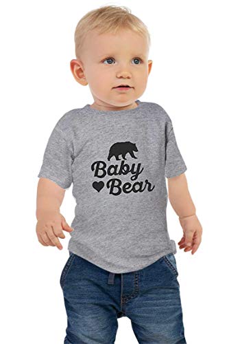 Baby Bear Infant Boys or Girls T Shirts That Matches The Other Family Bears (24 Month) Grey