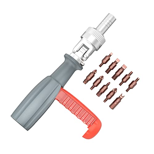 Fixm 20 In 1 Ratcheting Screwdriver Set, Magnetic And Adjustable Angle Portable And Durable 20 Double-Headed Drills Multitool Bolt Driver #TOP7