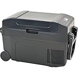 [山善] ポータブル 冷凍冷蔵庫 35L コンプレッサー式 (AC/DC 2WAY電源) 車載 冷蔵庫 冷凍庫 小型 クーラーボックス ブラック YFR-C35(B)