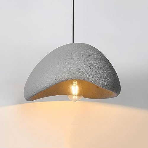 Plafonnier industriel gris style rustique pour illuminer votre table de cuisine