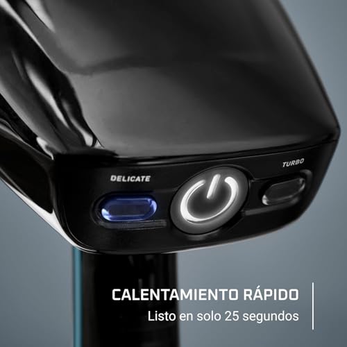 Rowenta Steam Force, Cepillo de vapor 2000 W, Vapor continuo 30 g/min, Golpe de vapor de 90 g/min, Rápido calentamiento Higieniza y desinfecta, 2 ajustes de vapor, Negro/Plata, DR8250 - imagen 5