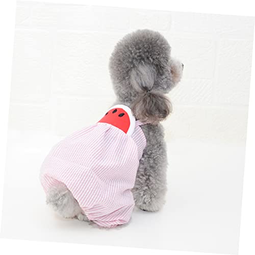 Pantalones para perro con diseño de sandía y color rosa miniatura 7