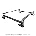 Go Rhino XRS Cross Bars - Bed Rail Kit for Full-Sized Trucks Without Tonneau Covers | Mild Steel, Textured Black | 5935001T | Fits Various Full-Sized Truck w/o Tonneau Covers (See Description)