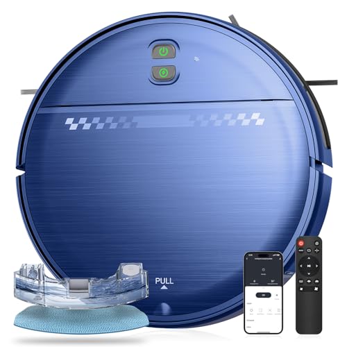 Image of Robot Vacuum and Mop Combo, 2-in-1 Mopping Robot Vacuum Cleaner with 2300Pa Suction, 2.87