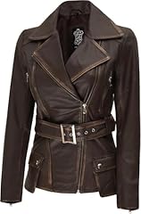Brown - Victoria Leather Jacket Women