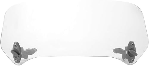 Miniatura 10 de Akozon Deflector de parabrisas, deflector universal para parabrisas de motocicleta, deflector de aire (pequeño ahumado)