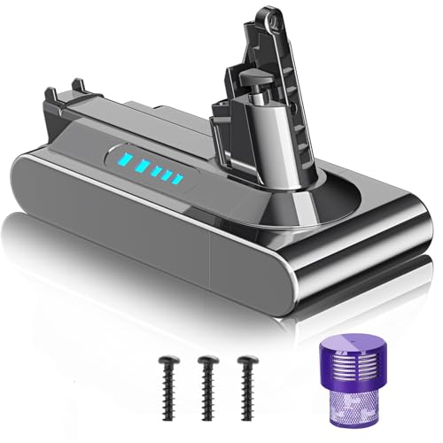 V10 Akku Ersatzakku für Dyson Akku V10 Kompatibel mit Dyson SV12 Animal Absolute Motörhead Fluffy Total Clean Staubsauger