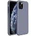 Miracase Liquid Silicone Case Compatible with iPhone 11 Pro Max 6.5 inch(2019), Gel Rubber Full Body Protection Shockproof Cover Case Drop Protection Case (Lavender Gray)