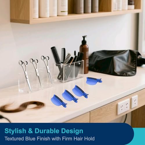 NIIIYTYB Sectioning Hair Clips Professional Separating Tool Set Heat Resistant Section Separator Clips for Thick Hair Styling Coloring Wig Extension and Highlighting Accessories Blue - Image 7