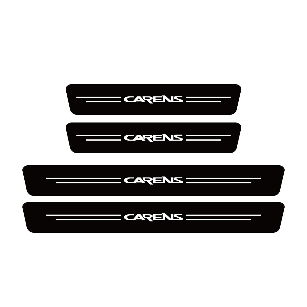 SDYAYFGE 4Pcs Kick Plates Car Door Sill Protector,for kia carens