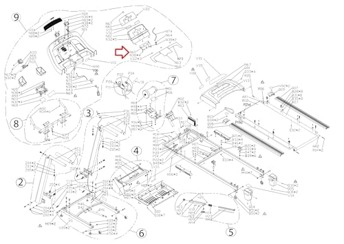 Image of Upper Console Control Board 1000113880 Works with HZ Advanced Fitness Group Ct5.2 T101 3.5AT Treadmill