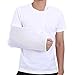 Shoulder Sling Arm Sling Immobilizer Shoulder Wrist Adjustable Mesh Arm Collar Cradle Shoulder Support Immobilizer Adjustable Sling Lightweight Arm Sling Breathable Available for Women and Men(White)