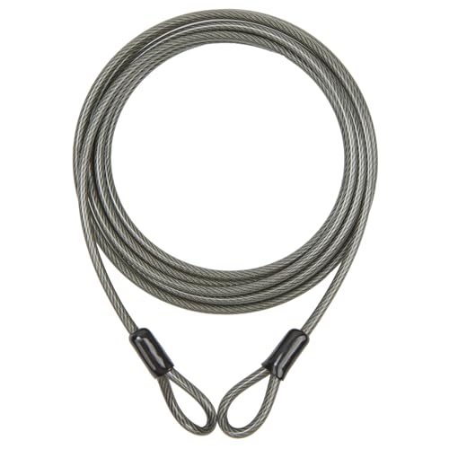7ft Braided Steel Anti-Theft Security Cable – 5mm Cut-Resistant Wire Rope for Tools, Fences & Outdoor Use
