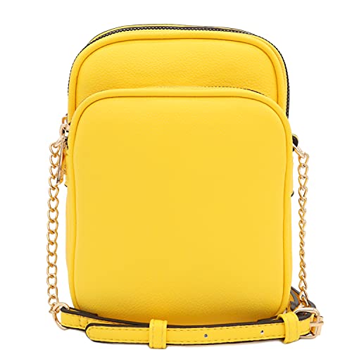 Image of FashionPuzzle Multi Pocket PU Leather Casual Medium Crossbody Bag with Adjustable Strap