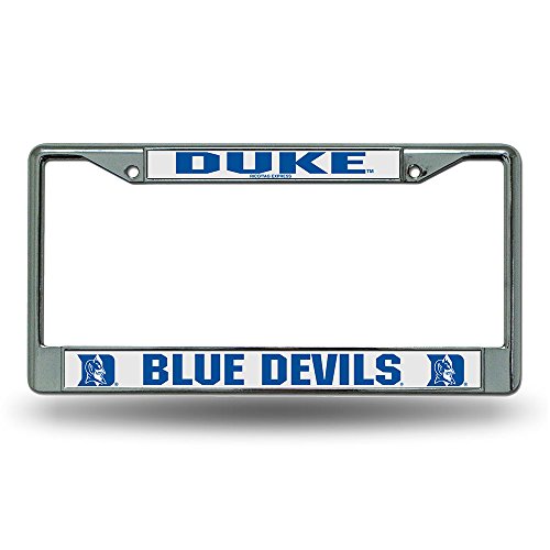 NCAA Duke Blue Devils Chrome License Plate Frame