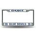 NCAA Duke Blue Devils Chrome License Plate Frame