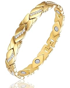 TPZORJX Magnetarmband Damen Gold Kristall TPZ2503XD041