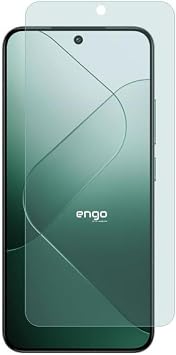 Engo Xiaomi 14 İle Uyumlu Ekran Koruyucu 9H Temperli Kırılmaz Esnek Nano Cam, Çizilmeye Dayanıklı Koruma, HD Şeffaf