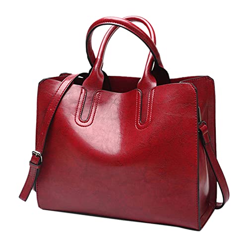 Sacoche besace en cuir végétalien grand format rétro chic avec anse réglable