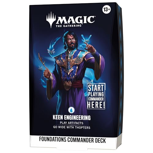 Magic: The Gathering Foundations Commander Deck - Keen Engineering | 100-Card Deck + Accessories