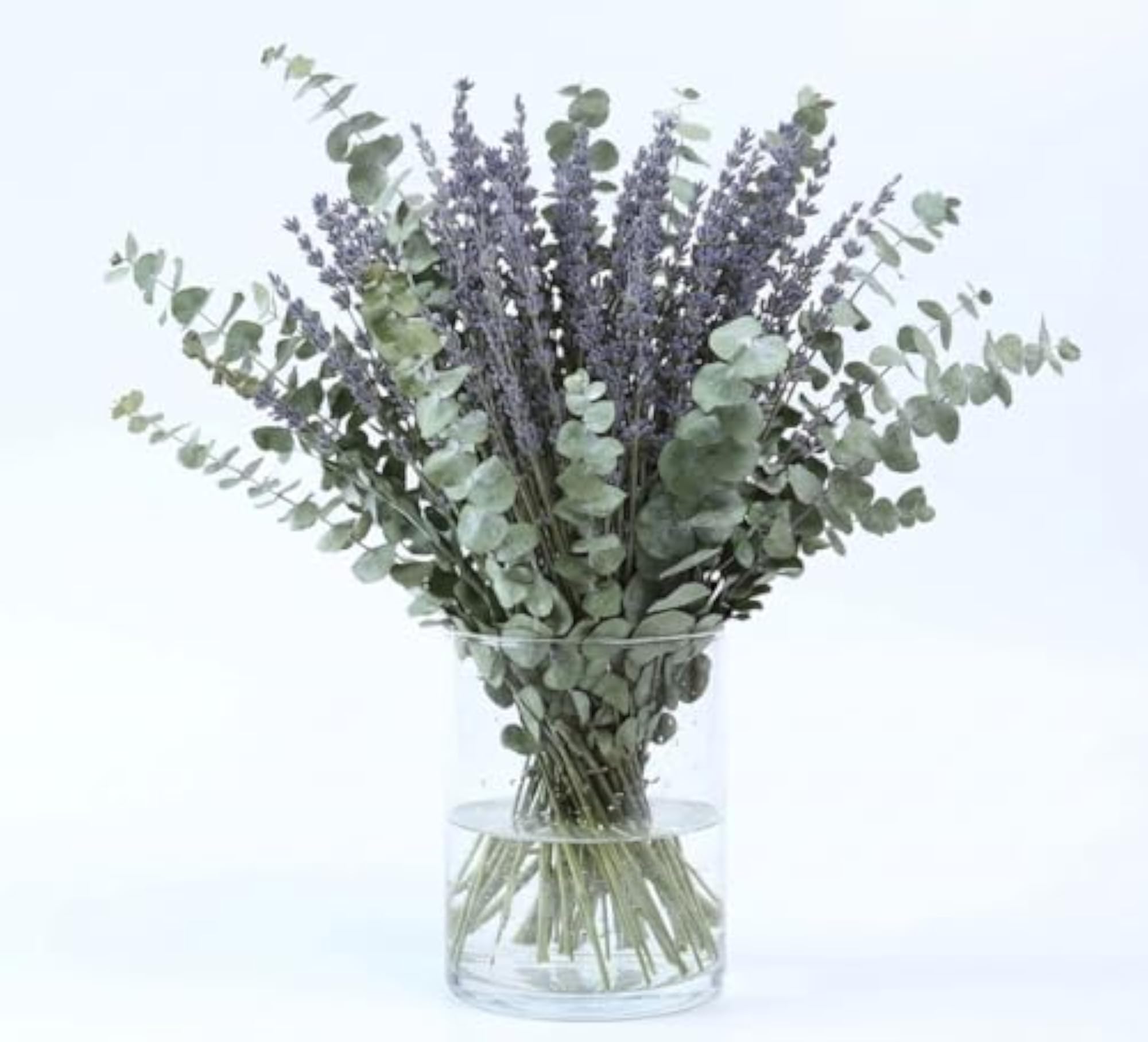 110PCS Mixed Natural Dried Lavender and Eucalyptus Shower Decor